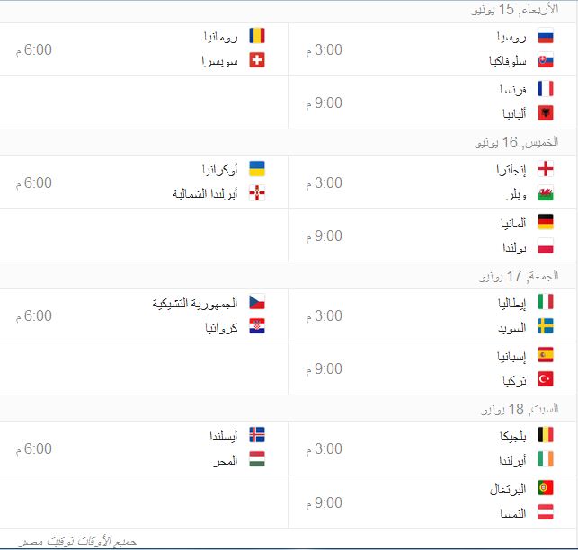 تصفيات يورو 2021 جدول مباريات جدول مواعيد